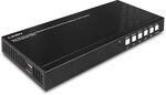 Lindy HDBaseT-Extender mit 5 Anschl&uuml;ssen, Nahtloser Pr&auml;sentationsschalter