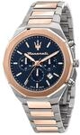 Maserati Herren Uhr, Stile Kollektion, Quarzwerk, Chronograph, aus Edelstahl,
