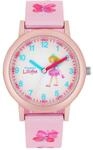 Prinzessin Lillifee Armbanduhr M&auml;dchen Kinder Quarzuhr Analog, mit Textil Armband, 3