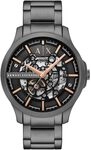 Armani Exchange Watch for Men, Automatic Movement and 46mm Case Size with Stainless
