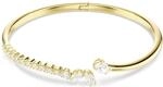 Swarovski Mesmera Armreif, gemischter Schnitt, Wei&szlig;, 18 kt Gold-Finish...