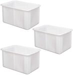 BRB 3 Schwerlastbeh&auml;lter, wei&szlig;, lebensmittelecht, LxBxH 600x400x320 mm, 60...