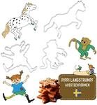 Pippi Langstrumpf Backformen f&uuml;r Kinder &ndash; Offiziell lizenzierte Pippi...