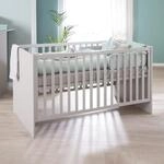 roba Kombi-Kinderbett Lea 70 x 140 - Babybett 3-fach h&ouml;henverstellbar - umbaubar zum