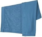 roba Babydecke Seashells Indigo 80 x 80 cm - Kuscheldecke aus Bio Baumwolle - GOTS &