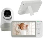 Kikka boo Babyphone Rhen Kamera 5 Zoll Display ECO-Modus Schlaflieder Nachtsicht