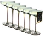 Intirilife 6er Set Martinigl&auml;ser Champagnerschalen 140 ml &ndash; Coupe...