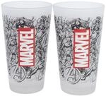 Stor Marvel-Wassergl&auml;ser, 490 ml, 2 St&uuml;ck