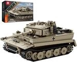 Reobrix Tiger I Panzer Bausteine Set f&uuml;r Erwachsene, 77031 Modellbausatz...
