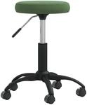 vidaXL Massagehocker mit Rollen Drehbar H&ouml;henverstellbar Rollhocker...