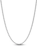PANDORA Moments Kordelketten-Halskette aus Sterling Silber, Kompatibel Moments