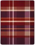 biederlack Wohndecke mit Zierstich Ruby Check Gr&ouml;&szlig;e 150 x 200