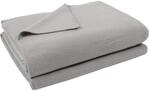 Soft-Fleece-Decke &ndash; Polarfleece-Decke mit H&auml;kelstich &ndash; Flauschige...