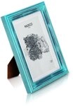 Shabby Chic Bilderrahmen 13x18 cm - Glasfront - mit Passepartout f&uuml;r 10x15...