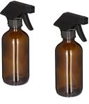 Relaxdays Spr&uuml;hflasche Glas, 18 x 9.5 x 6 cm, Braun