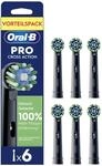 Oral-B Aufsteckb&uuml;rsten PRO CrossAction, Schwarz, 6 St&uuml;ck