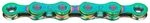 Fahrrad Kette, KMC Fahrradkette, X12 Aurora Green, 1/2" x 11/128", 126 Glieder,
