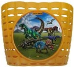 Bike Fashion T-Rex World Kinderkorb gelb Einheitsgr&ouml;&szlig;e