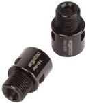 ergotec Pedalachsverl&auml;ngerung Edelstahl schwarz f&uuml;r 9/16' per Paar (1 St&uuml;ck)
