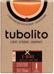 Tubolito X-Tubo E-Bike Fahrradschlauch aus Butyl-Gummi in der Farbe Orange,...