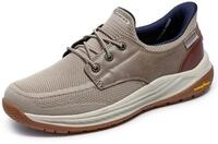 Skechers Herren Meroe Alden Slip-InTurnschuhe, Taupe Knit / Synthetic, 45.5 EU