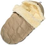 Fellhof Lammfell Fu&szlig;sack Kinderwagen WINTERBERG, OEKO-TEX zertifiziert, 50x98...
