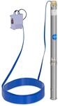 Hillvert Tiefbrunnenpumpe F&ouml;rdermenge max.: 3.800 l/h, 550 W, F&ouml;rdertiefe...
