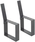 ML-Design 2 St&uuml;ck Bankbeine aus Stahl massiv 40x78,5cm Anthrazit stabil...