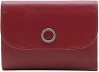 Esquire Leder Geldb&ouml;rse Athena RFID Lady Wallet Red dunkelrot