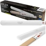 ADLER AD 2317 abgerundetes Gl&auml;tteisen 2&1, Keramik Platten, Haarschutz, PTC,...