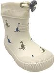 Bundgaard Cover Gummistiefel Barfu&szlig; Ivory Dino Print, Schuhgr&ouml;&szlig;e:EUR 20