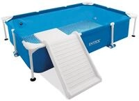 Intex 48404GN Rechteckige Hunde Rahmen Pool, Blau, 229 x 152 x 45,7 cm