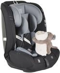 Moni Kindersitz i-Size Start (76-150cm) Kopfst&uuml;tze verstellbar, Kuscheltier,