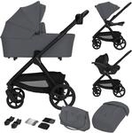 LIONELO Carmine 3 in 1 Kinderwagen 3 in 1 (0-4 Jahre, 0-22 kg) | Reisesysteme Set