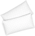 Vitalispa Kopfkissen, Wei&szlig;, 40 x 80 cm 2er Set, mit abnehmbarem Bezug und