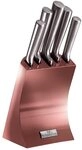 6 Tlg. Messerset K&uuml;chenmesser-Set BERLINGER HAUS Rose Gold BH-2447