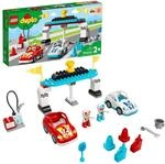 LEGO DUPLO Town Race Cars 10947 Cool Car-Race Building Toy; Imaginative,