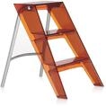 Kartell Upper, Klappleiter, H 60 cm, Bernstein