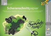 Bringmann 70301 - Scherenschnittpapier Folia ungummiert 20 Bl&auml;tter, Schwarz