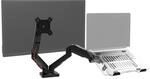 Duronic DMDCL1X1 Laptop- und Monitorhalterung, Ideal f&uuml;r Home Office, Monitor...