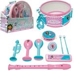 Lexibook, Gabby's Dollhouse, Set mit 7 Musikinstrumenten (Trommel, Maracas,
