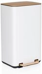 hjh OFFICE M&uuml;lleimer K&uuml;che, 30 Liter CLEAN NATURA Softclose Abfalleimer aus...