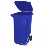 BRB 240 Liter M&uuml;lltonne/M&uuml;llgro&szlig;beh&auml;lter, mit Fu&szlig;pedal f&uuml;r handfreie...