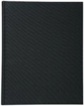 Exacompta 6422E Register, 32 x 25 cm, liniert, 200 Seiten, Schwarz
