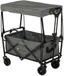 greemotion Bollerwagen mit Dach, Faltbarer Bollerwagen, ca. 90 x 103 x 50