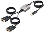 StarTech 4m 2-Port USB Seriell Adapter, USB-A DB9 (2P6FFC-USB-SERIAL)