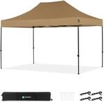 Vonroc Pavillon 3x4,5m wasserdicht stabil - Partyzelt EasyUp System [3Min...