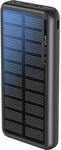 Boompods Obi Solar 10000mAh Solar Powerbank - Schnellladendes Ladegerät mit...
