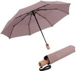Knirps TIMBER Windproof Umbrella, Travel Size Small Automatic Compact Folding...
