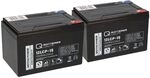 Akku Kompatibel 24V 15Ah (2x12V 15Ah) E-Scooter E-Roller - Langlebig -...